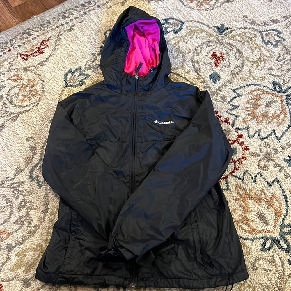 Columbia lined jacket. Size large